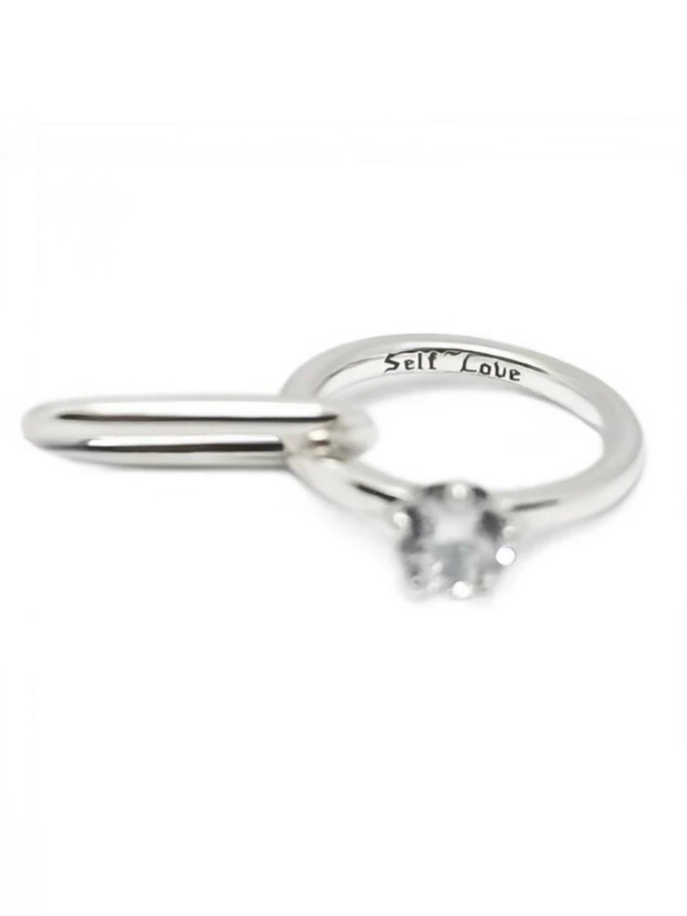 Pandora 925 Sterling Charm Connector ‘Marry Me’ Double Styling Link #792525C01 - Picture 11 of 13